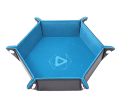 Die Hard Folding Hex Tray w/ Teal Velvet